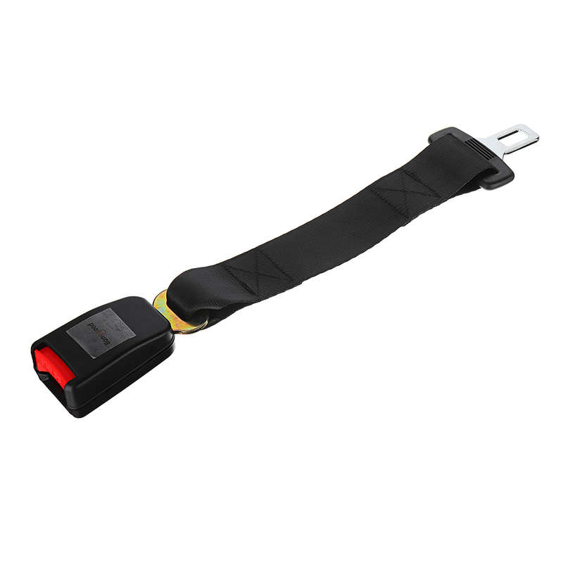 Universal 1Pcs Universal 14 Inch Car Seat Safety Belt Extension Black Buckle