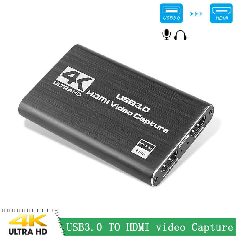 4K Hdmi Game Video Capture Card Usb3.0 1080P Grabber Dongle Capture Card For Obs Capturing Game Capt
