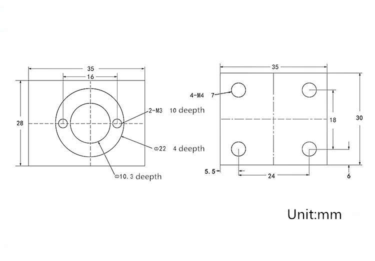 T8 Screw Nut Bracket