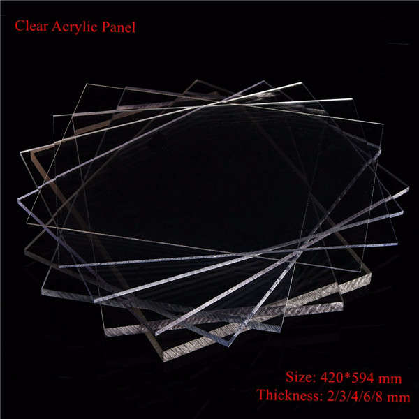 2-8mm Thickness 420x594mm Acrylic Sheet Plastic Panel