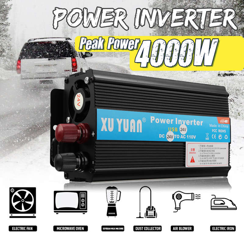 4000W DC12/24V To AC110V/220V Solar Inverter