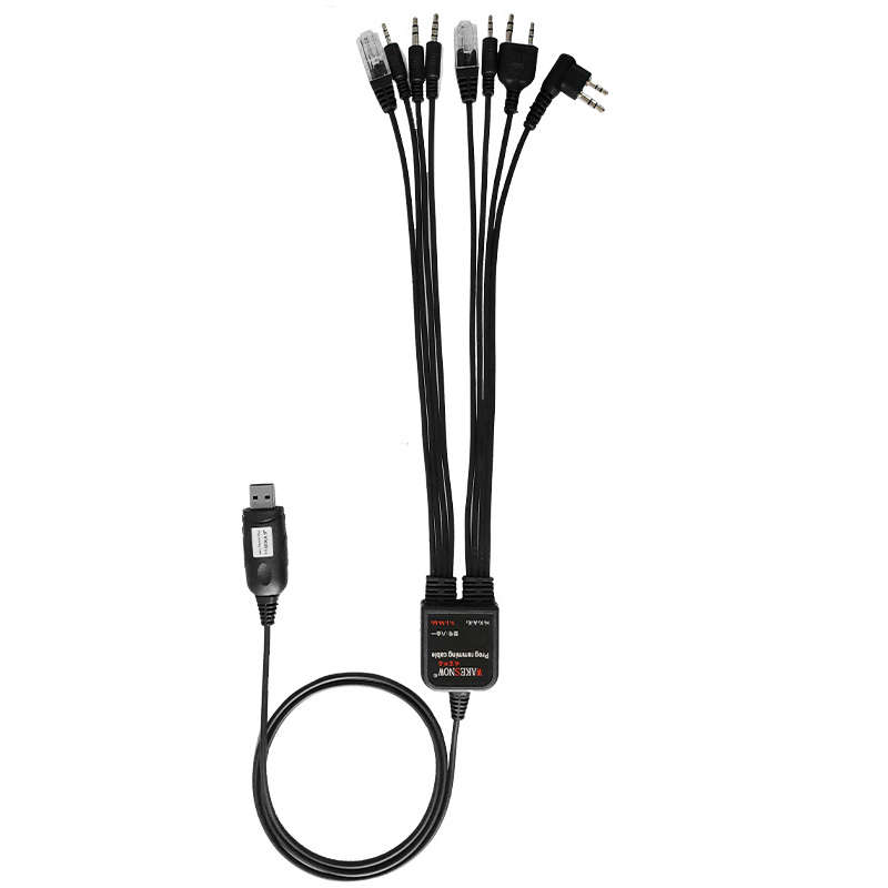 BAOFENG 8 in 1 USB Programming Cable Universal Walkie Talkie Programming Cable For BAOFENG X3-Plus/B