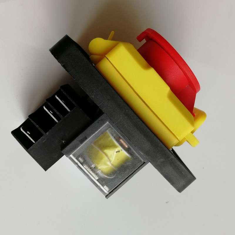 KEDU KJD12-14 230V 6Pins Start Stop No Volt Release Push Button Switch for Woodshop and Metalwork Ma
