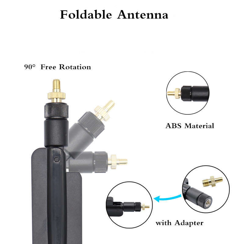 TS-9 5G CPE Pro Router Antenna High Gain 40/38DBI Flexible Fold Full Band Antenna TS9 Interface For