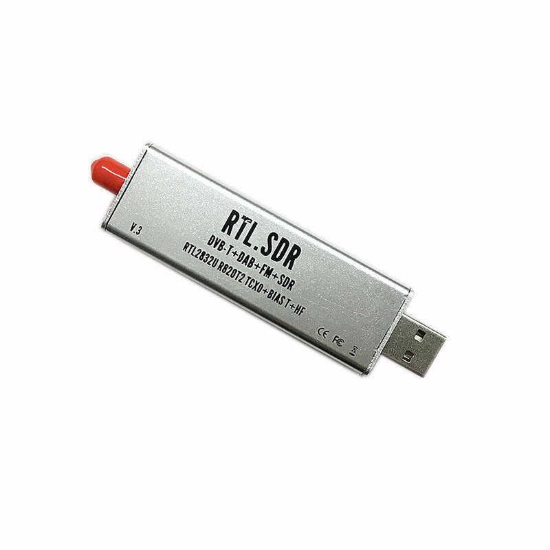 RTL SDR Receiver R820t2 USB RTL-SDR Dongle with 0.5ppm TCXO SMA MJZSEE A300U Tester