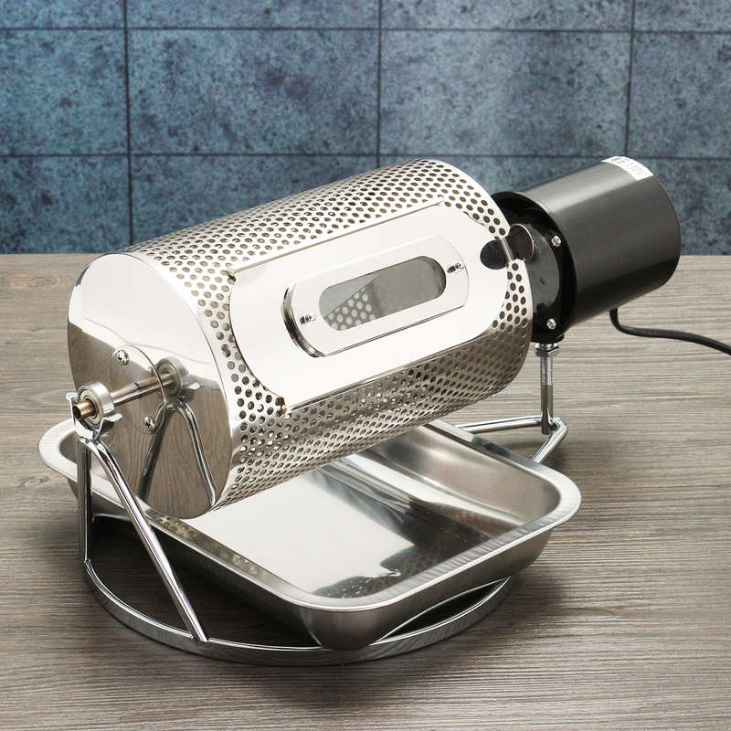 Jimusi JMS-007 Stainless Steel Coffee Roaster 220V/110V 50KW Electric Dried Fruit Fried Bean Machine