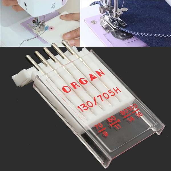 5Pcs 130/705H Organ Needles Stainless Steel Sewing Machine Needles For Household...