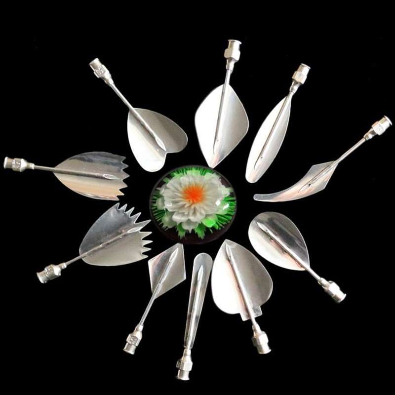 3D Jelly Flower Art Tools Syringe 3D Gelatin Cake Syringe Art Tools Kit