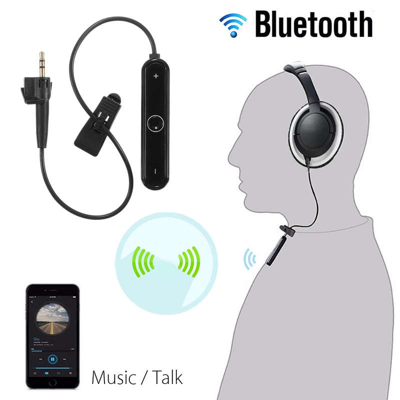 Wired Control Wireless Bluetooth Cable Converter Receiver For Bose AE2 AE2i AE2w