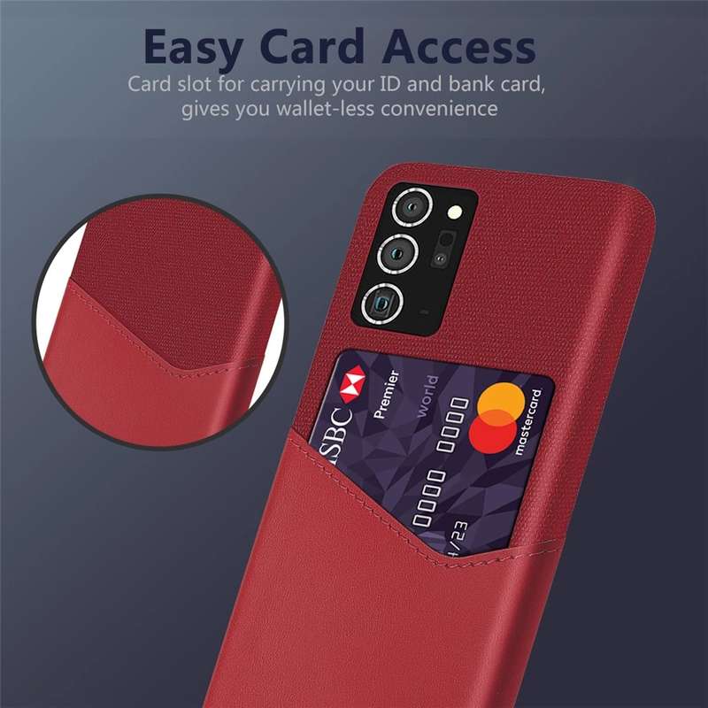 Bakeey for Samsung Galaxy Note 20 Ultra / Galaxy Note20 Ultra 5G Case Luxury PU Leather + Cloth with