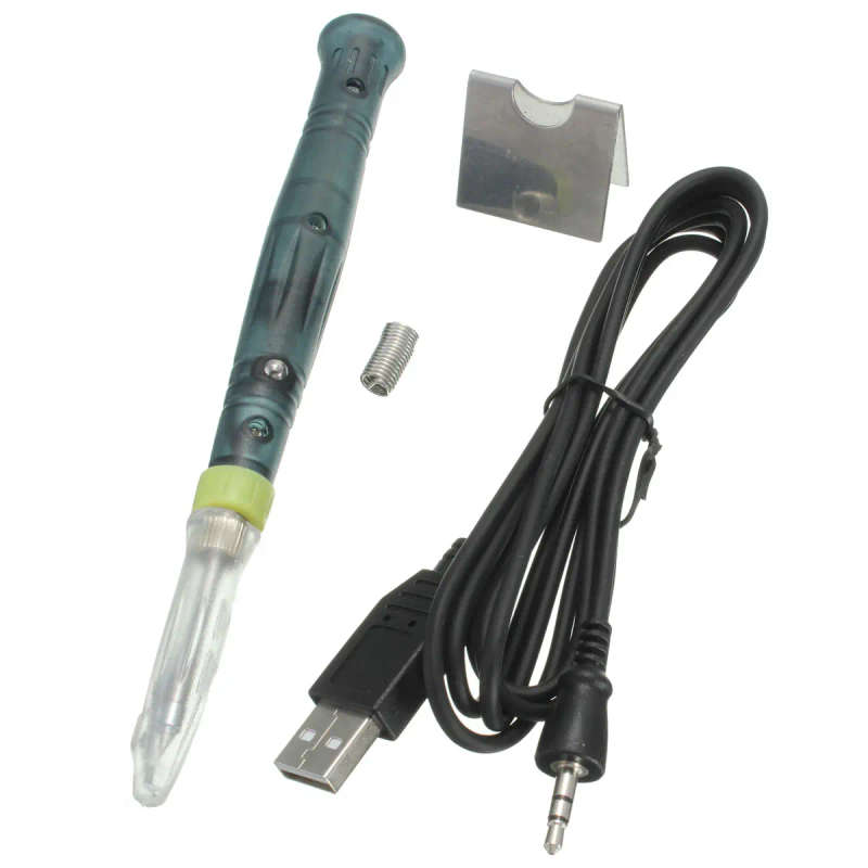 DANIU Portable USB Powered Mini 5V 8W Electric Soldering Iron With LED Indicator