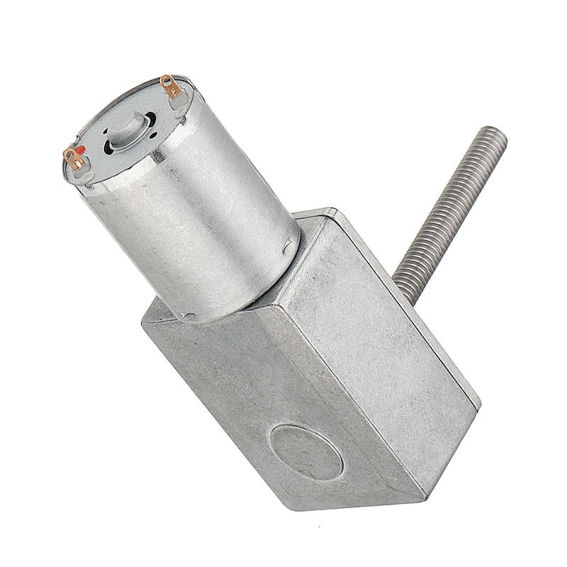 Machifit JGY370 50mm-M6 Screw Worm Gear Motor DC 12V 18/23RPM