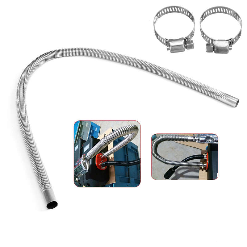 New Stainless Steel Exhaust Pipe For Car Parking Air Heater Tank Diesel Gas Vent
