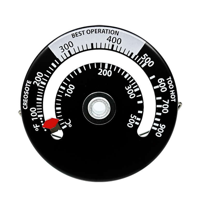 IPRee Fireplace Burner Fan Thermometer Wood Burning Stove Large Display Temperature Logger Recorder