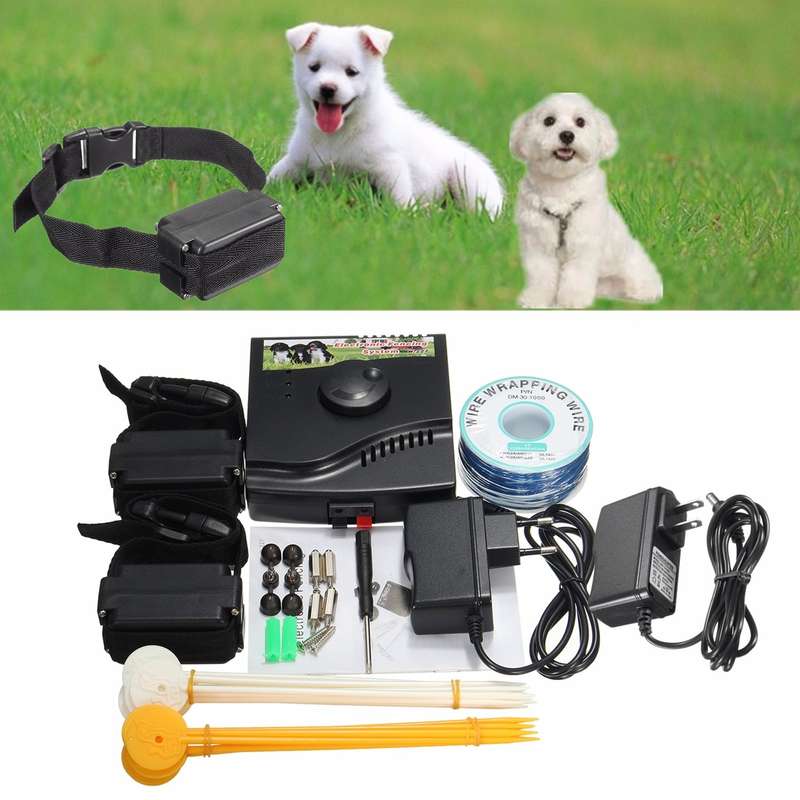 Underground In-Ground Waterproof Electric Dog Pet Fence 2 Shock Collar