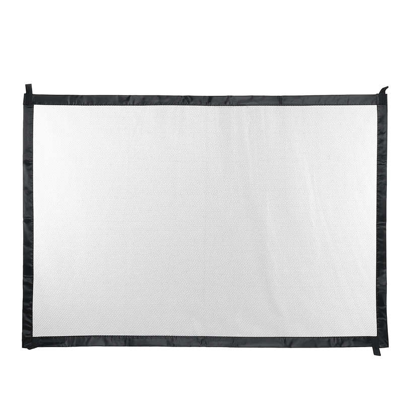 Portable Pets Enclosure Mesh Safety Folding Gate Guard Fences Kit Pet