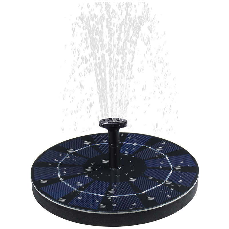 1.4W Solar Power Water Pump Floating Pool Pond Garden Fountain Bird Feeder