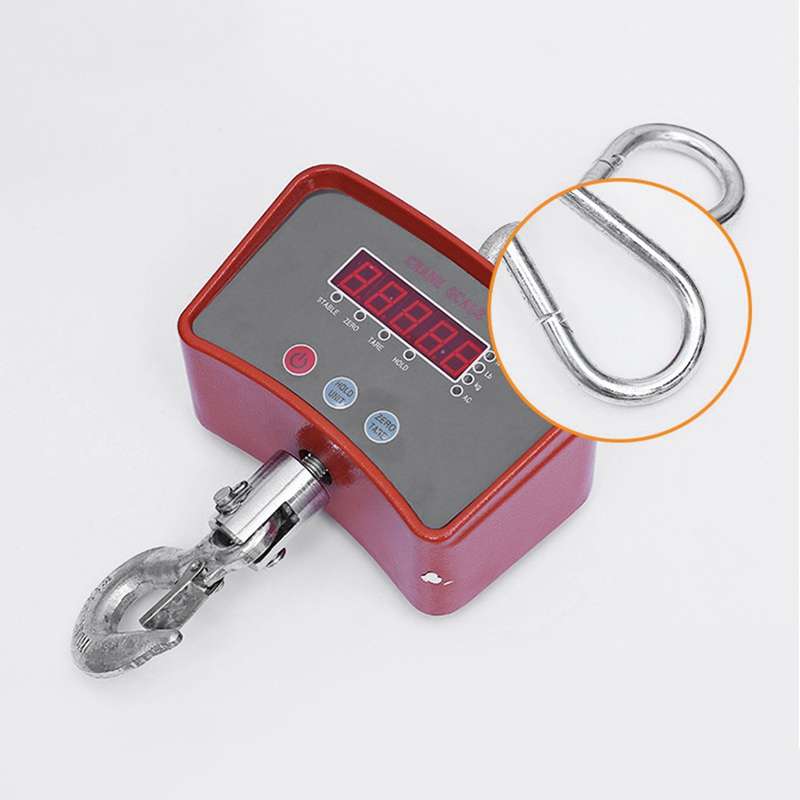 500KG/1100Lb Digital Crane Scale Heavy High Precision Metal  Industrial Electronic Hook Scale