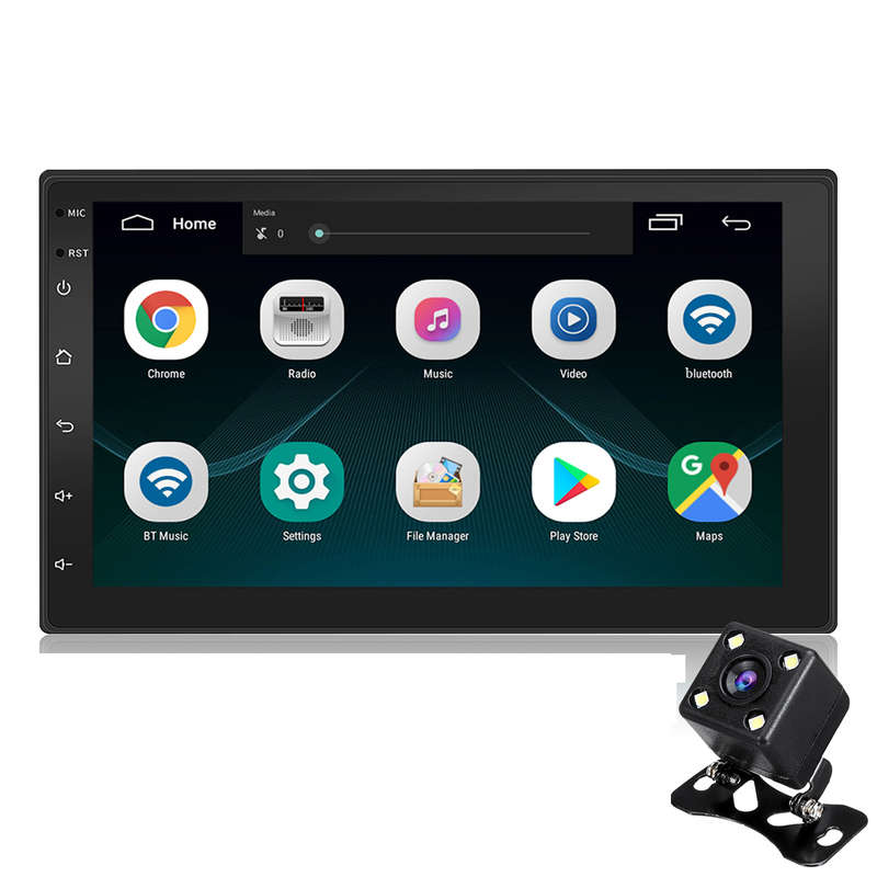 7 Inch 2 Din for Android 8.1 Car Radio Stereo Auto MP5 MP3 Player Quad Core 1+16