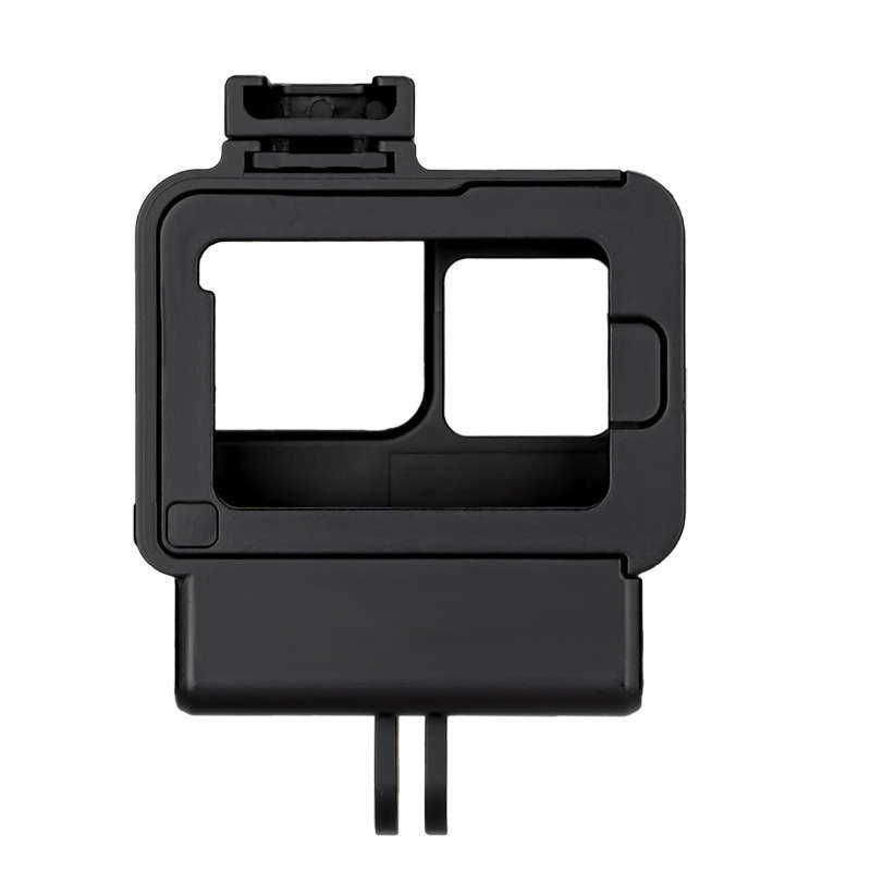 TELESIN GP-FMS-008 Protective Shell Case with Cold Shoe Mount for GoPro Hero 7 6 5 Black Action Spor