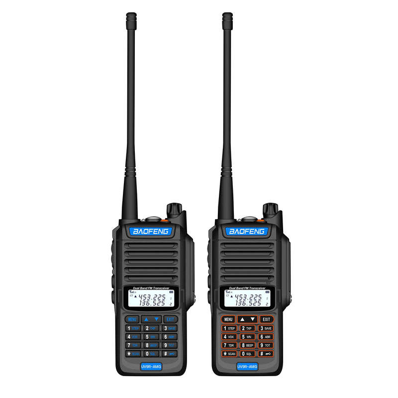 BaoFeng UV9R-AMG EU Plug Radio Walkie Talkies 10W High Power UV Dual Band Walkie Talk (Color Orange)