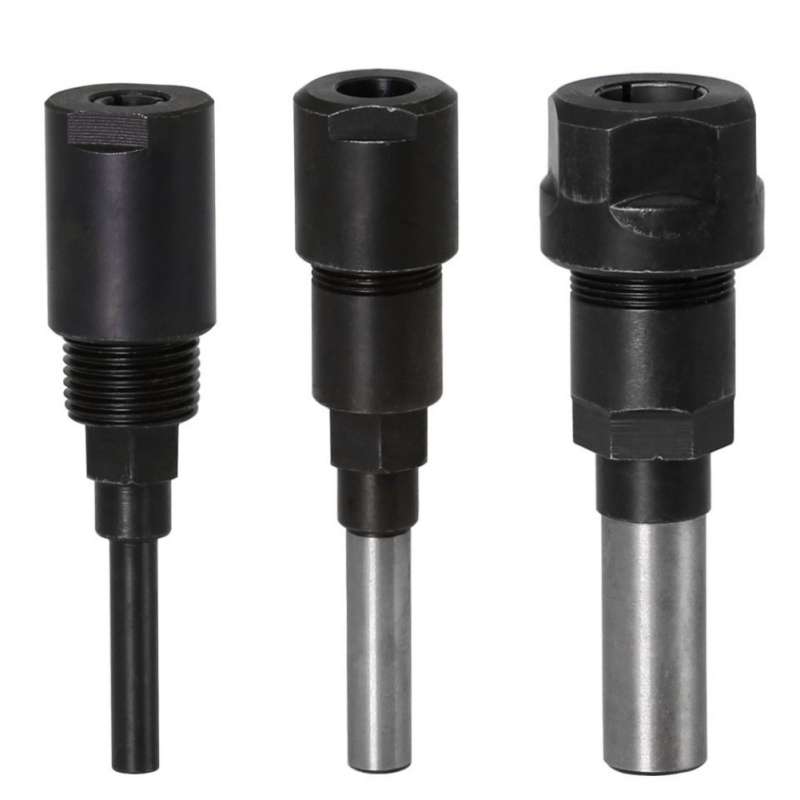 Router Bit Extension Rod Adapter Woodworking CNC Milling Bits Extension Rod (2 Inch)