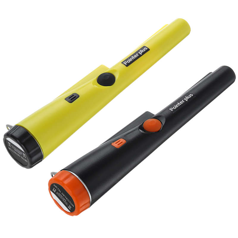 Metal Detector Pinpointing Digger Garden Detecting Waterproof Black/ Yellow (Color Black)