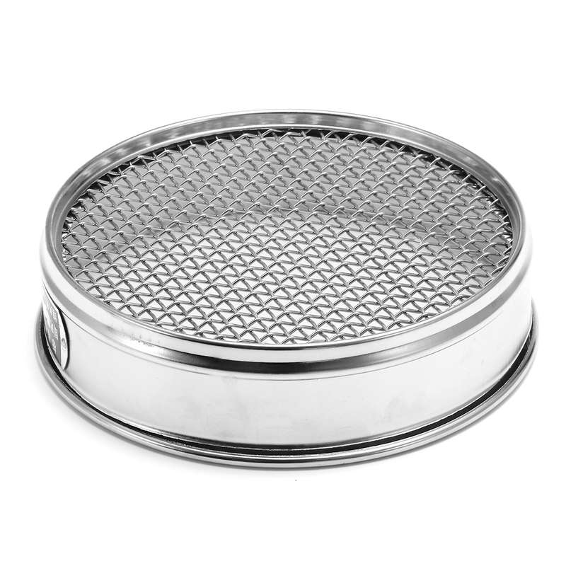 4-100 Mesh 4.75-0.15mm Aperture Lab Standard Test Sieve Stainless Steel Dia20cm...-(Type A)