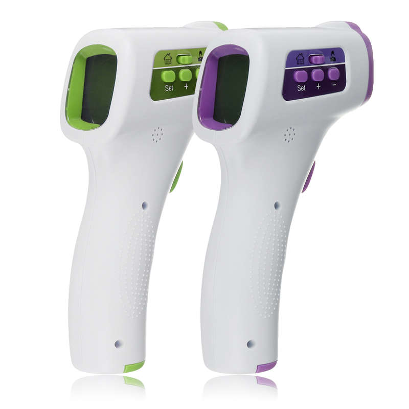 Infrared Thermometer Baby Non Contact Digital Forehead Household Thermometer (Color Green)
