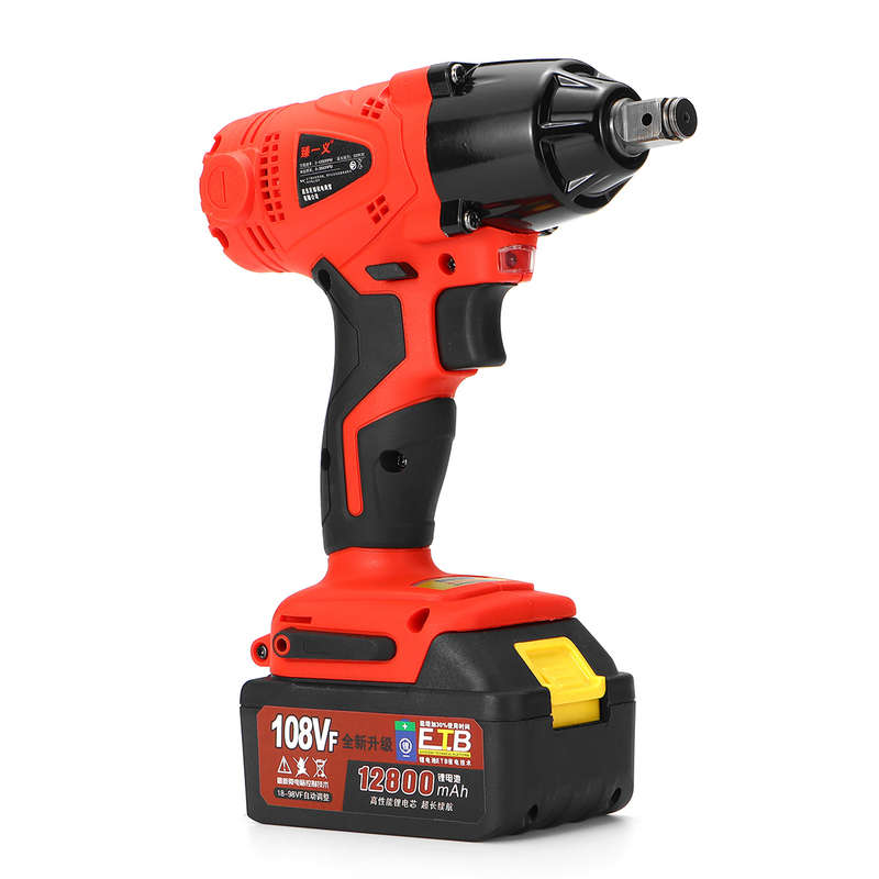 108VF 12800mA Cordless Impact Drill Kit Powerful Kits  Electric Screwdriver Cordless Drill Mini Wire