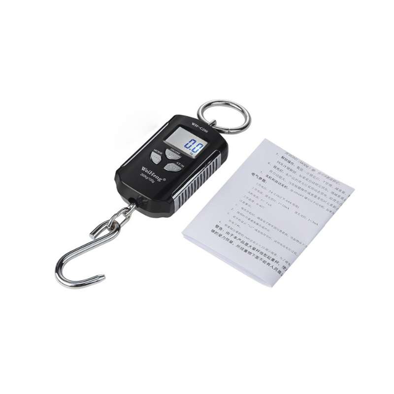 WH-C200 Micro Crane Scale Portable Electronic Scale 200KG/100G With Hook Scale for Indu (Color1 Red)