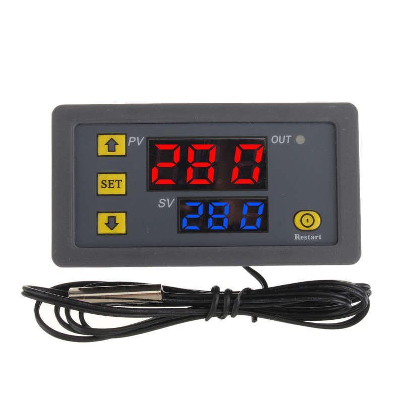 -50~120  LCD Digital Thermometer Temperature Sensor For Home Thermal Regulator Controller AC110-220V