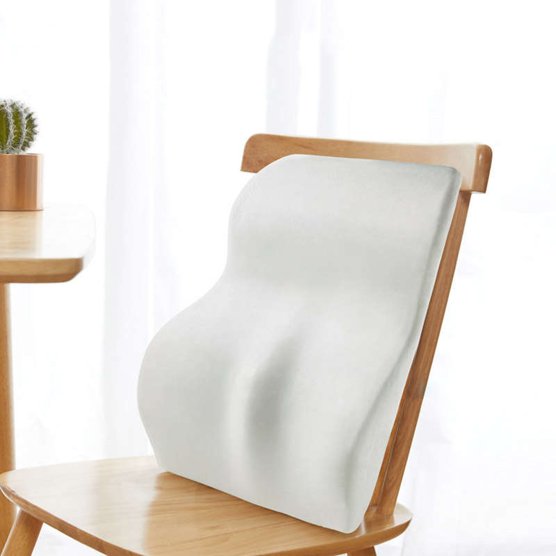 8H Memory Foam Lumbar Cushion Car Office Travel Lumbar Support Waist Cushion Pillows