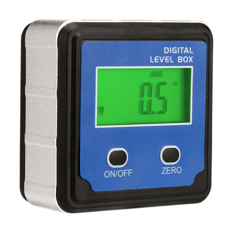 Drillpro 4 x 90 Digital LCD Level Box Inclinometer Angle Ruler Angle Finder Gauge Protractor Magn...