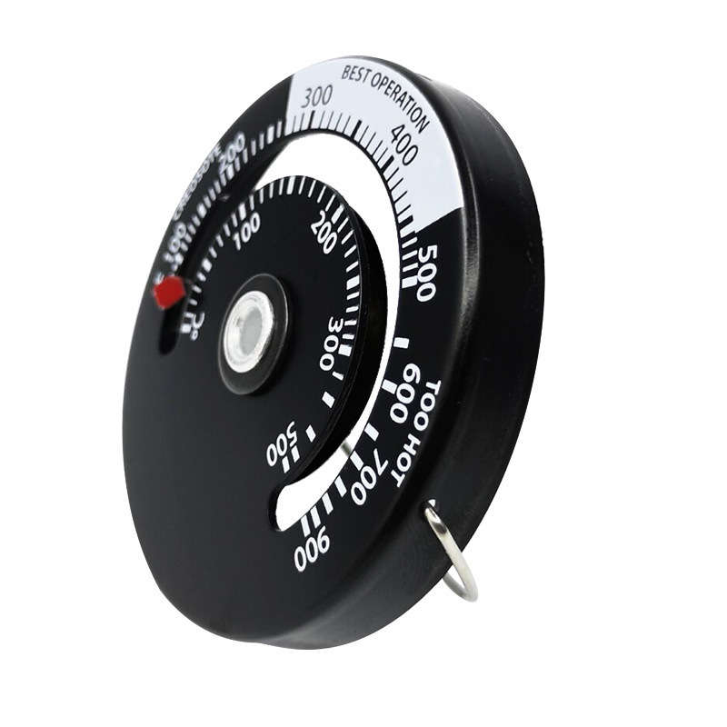 IPRee Fireplace Burner Fan Thermometer Wood Burning Stove Large Display Temperature Logger Recorder