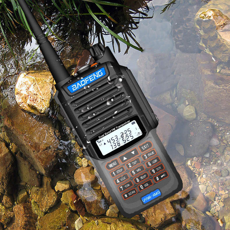 BaoFeng UV9R-AMG EU Plug Radio Walkie Talkies 10W High Power UV Dual Band Walkie Talk (Color Orange)