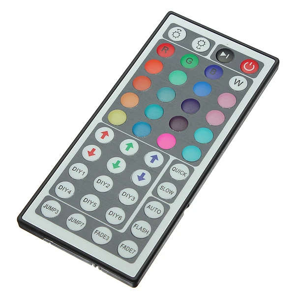 44 Key IR Remote Controller For 2 STRIPS OF RGB LED Strip DC 12V