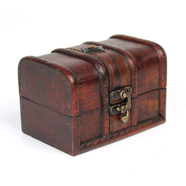 Vintage Wooden Jewelry Box