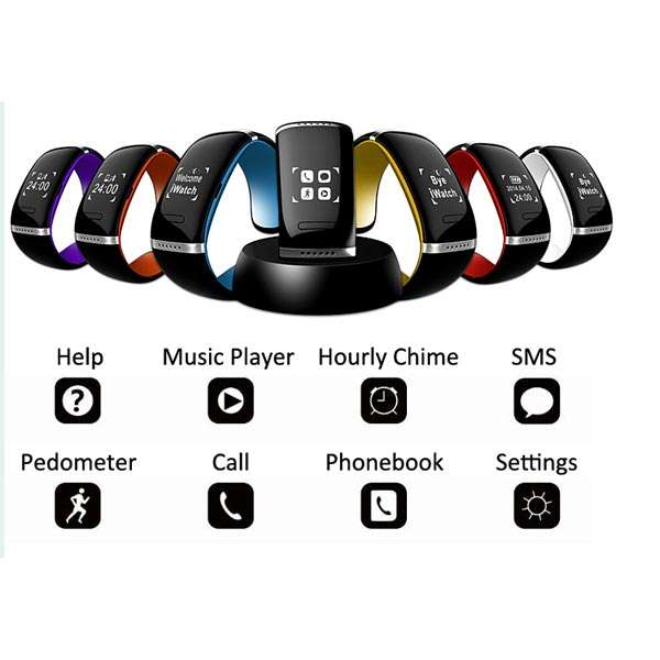 bluetooth Wrist Smart Bracelet Watch Phone For iPhone IOS Android