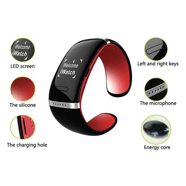 bluetooth Wrist Smart Bracelet Watch Phone For iPhone IOS Android