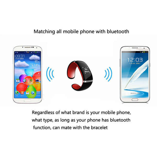 bluetooth Wrist Smart Bracelet Watch Phone For iPhone IOS Android