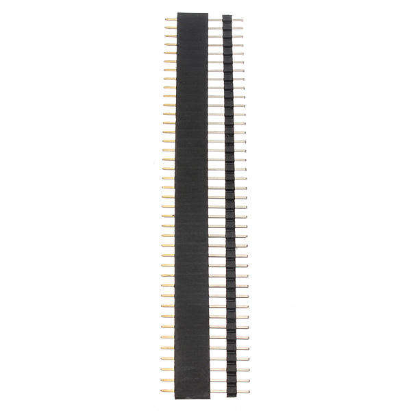 20 Pair 40 Pin Header 2.54mm Male Female SIL Socket Row Strip PCB Connector
