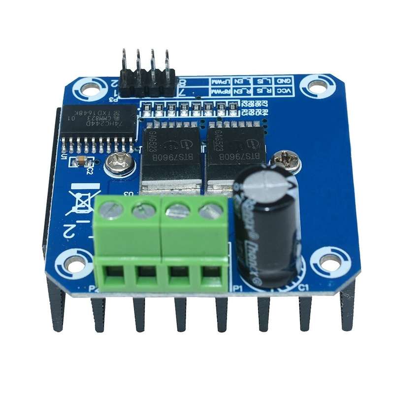 5Pcs Geekcreit Semiconductor BTS7960B 5V 43A H-bridge Motor Driver Module