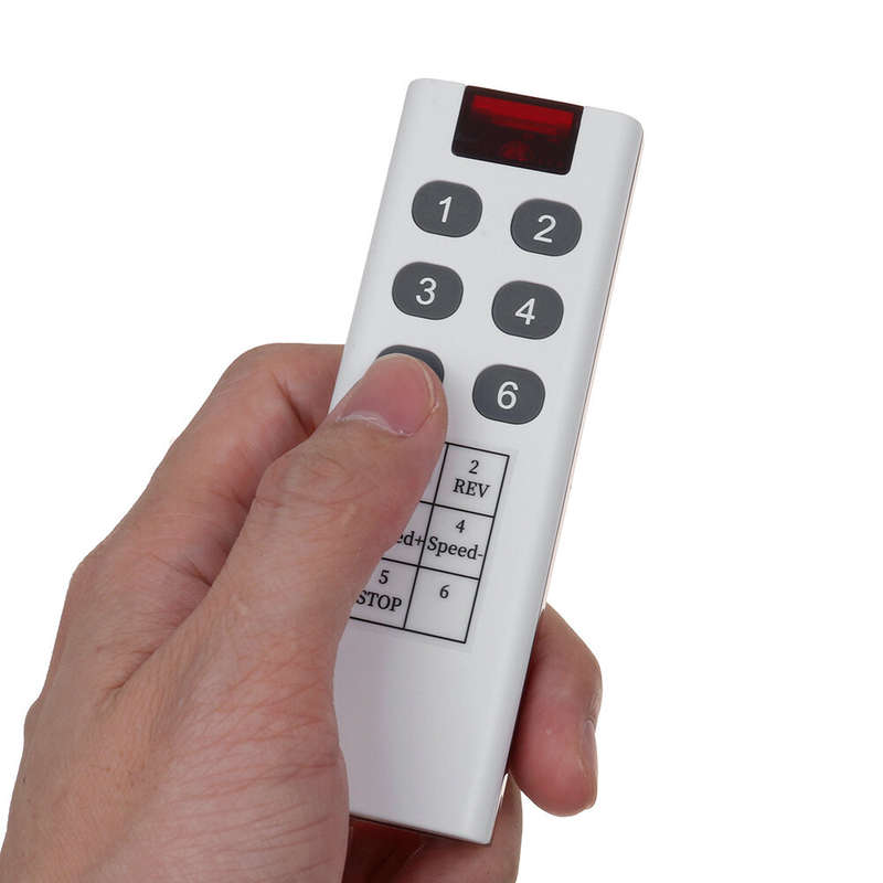 IO55C02 200W 12V 24V DC Motor Drive Module 433M Wireless Remote Control Forward and Reverse Speed Li