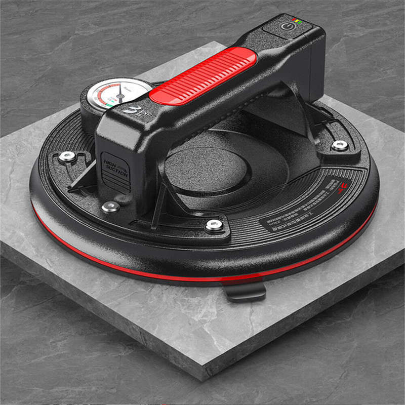 Heavy Duty Lithium Powered Pump-Style Suction Cup with Imported Rubber Design 220kg High Suction Pow