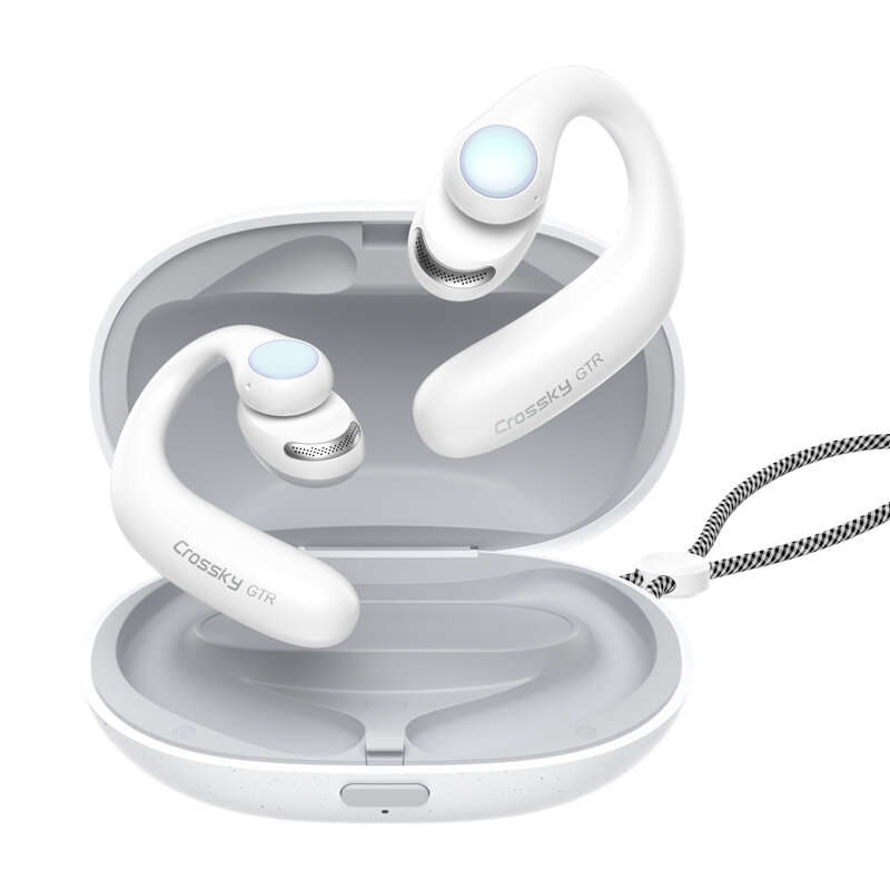 QCY Crossky GTR TWS Earbuds bluetooth V5.3 Earphone Virtual Bass Algorithm Quad Mic Noise Cancelling