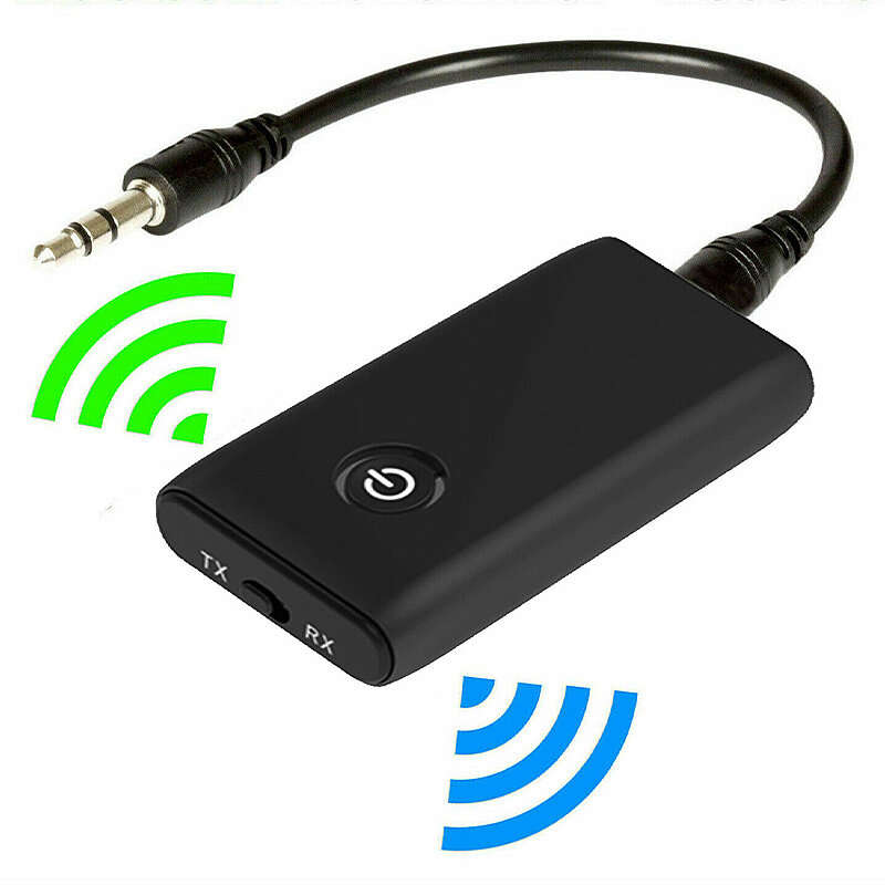 B10S 2 in 1 bluetooth 5.0 Transmitter Receiver TV PC Car Speaker 3.5mm AUX Hifi Music Audio Adapter/