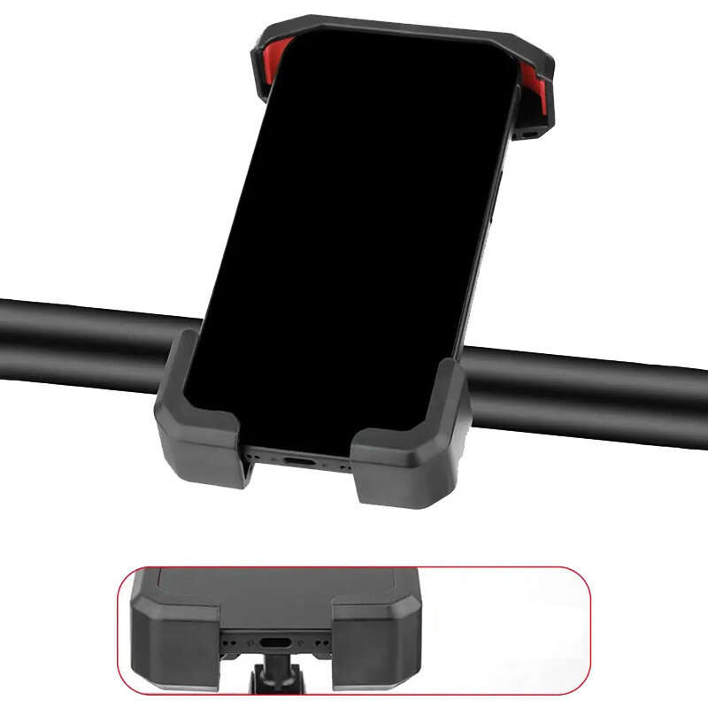 360 Degrees Bike Phone Holder Universal Bicycle Handle Phone Holder for 4-7 inch Mobile Phone Stand