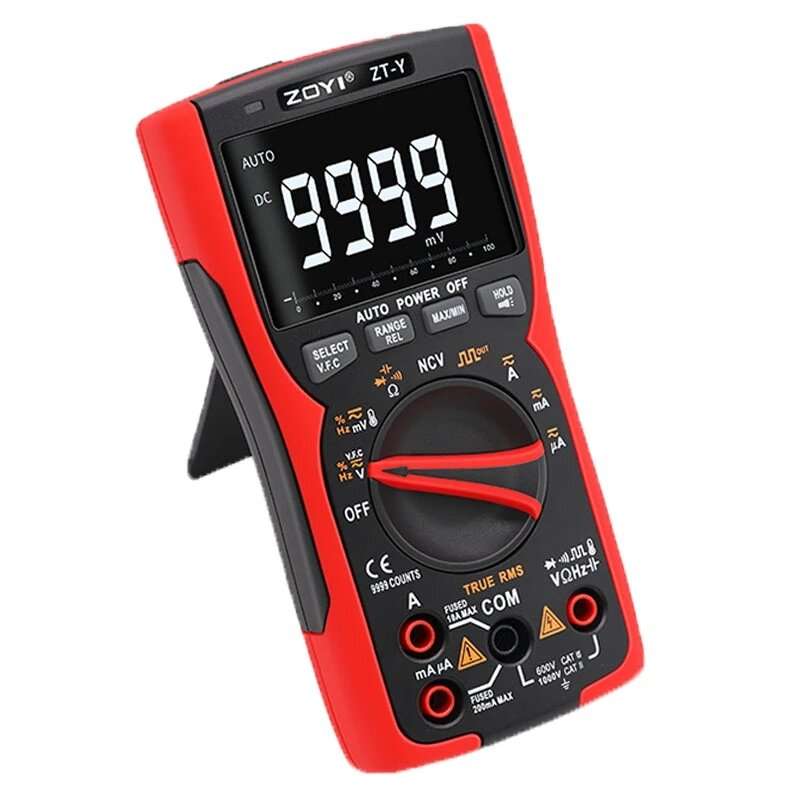 BSIDE ZT-Y EBTN LCD Multimeter 3Line Display 9999 Counts TRMS Auto-Range Voltmeter Capacitance Temp