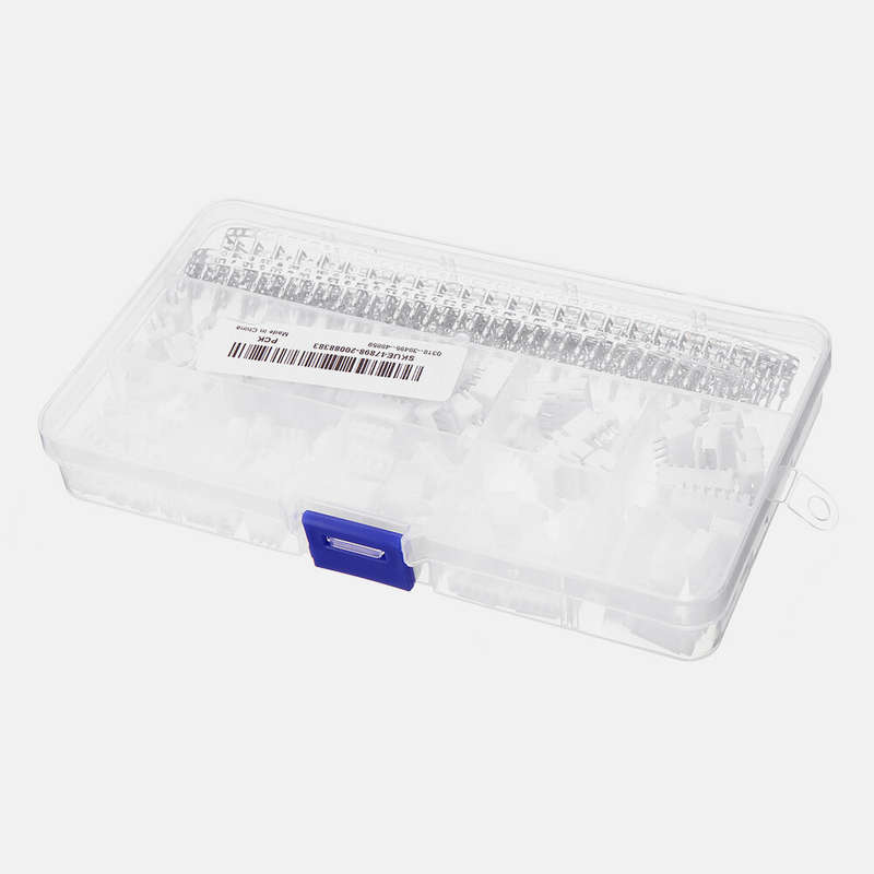 460pcs JST-XH 2.54mm 2/3/4/5/6Pin Connector Male/Female Wire Terminal Block Kit